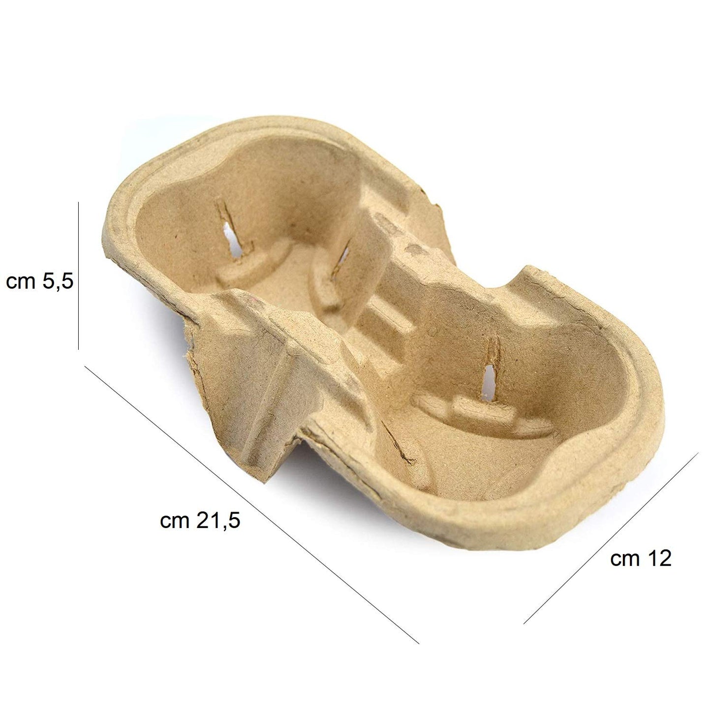pz 50 asporto bicchieri cellulosa 2 posti