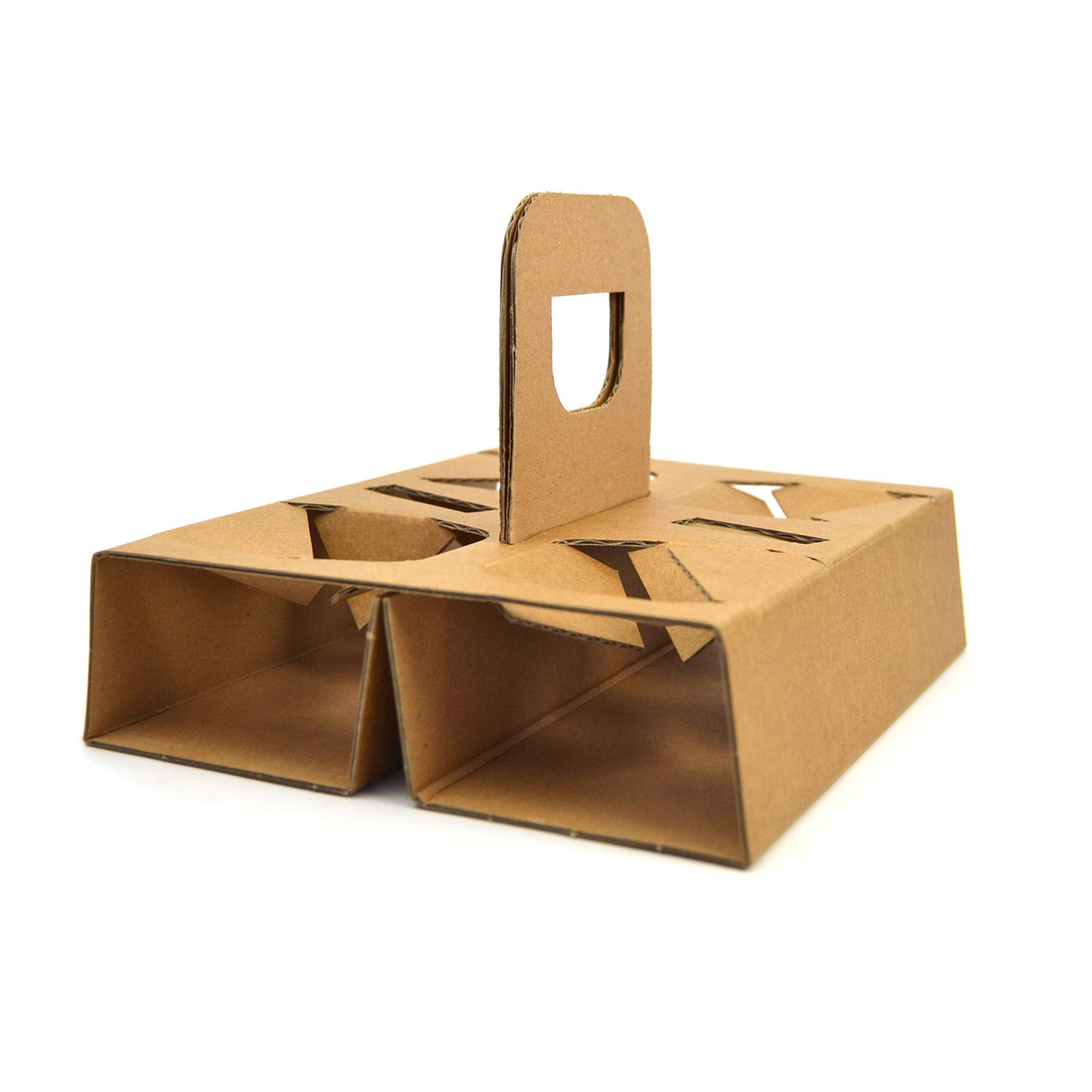 Pz 100 cestino avana asporto bicchieri 4 fori