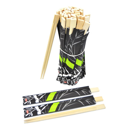 100 baguettes en bambou de 21 cm pour sushi, sashimi, poisson pour restaurants et plats à emporter