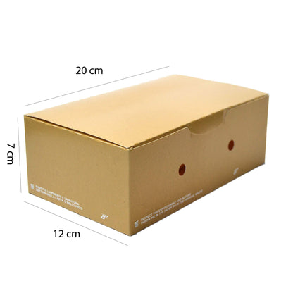 Pz 50 box avana richiudibile per asporto fritture miste, verdure, riso pollo e pasta