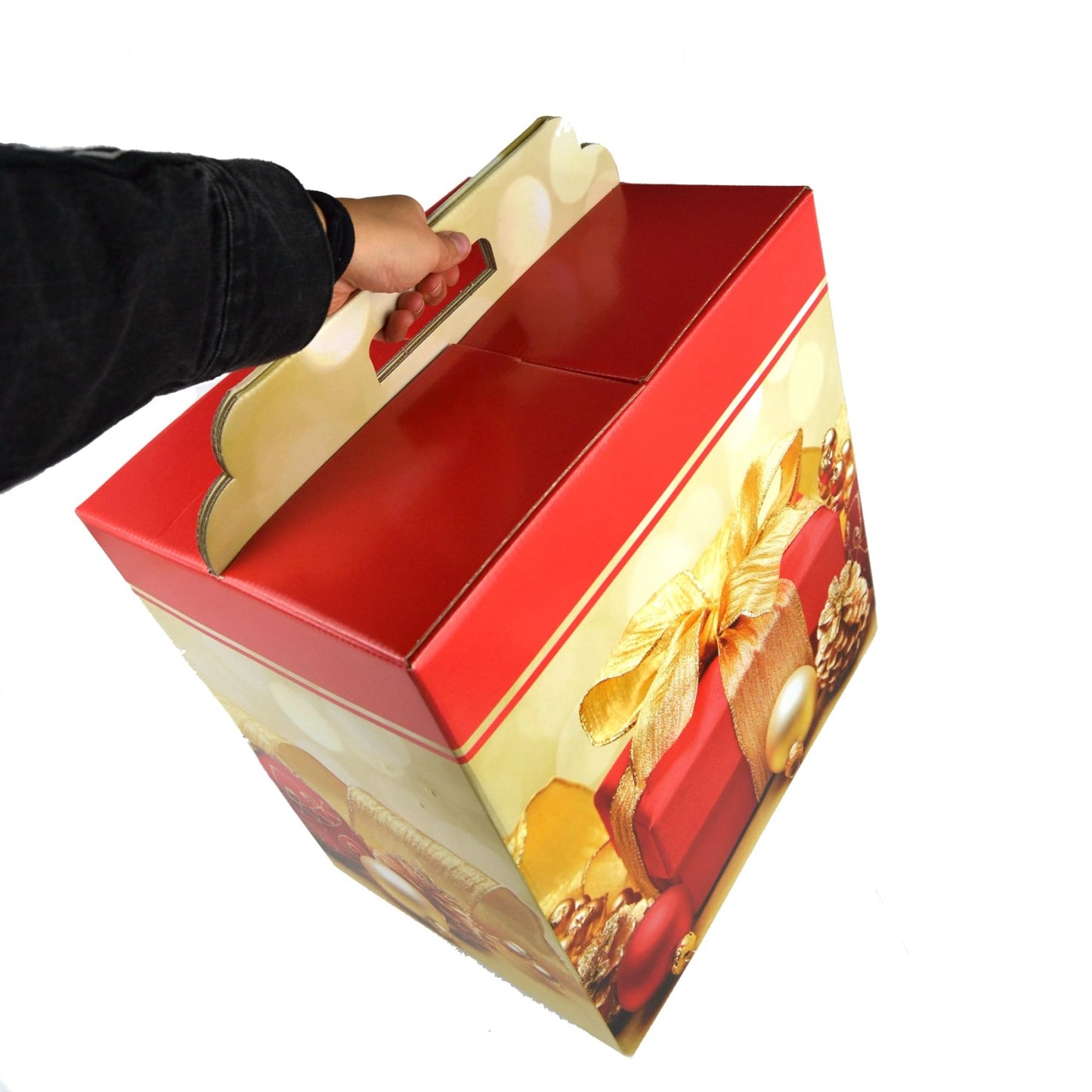 5 scatola CADEAUX regalo in cartone ideale per creare pacchi natalizi pacchi regalo