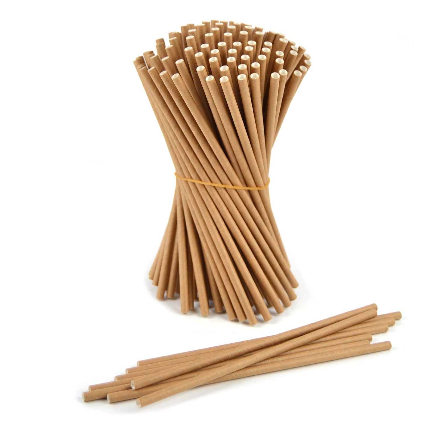 250 pajitas de papel de 20 cm para granizados, frappés, batidos, cócteles y zumos de frutas.