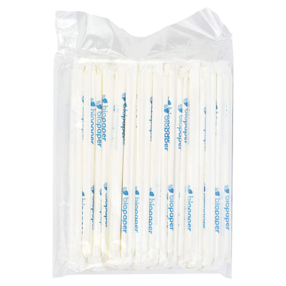 300 pailles en papier de 20 cm pour granita, frappé, smoothie, cocktail et jus de fruits