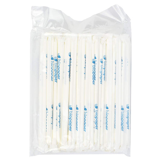 pz 300 cannucce incartate in carta da 20 cm per granita, frappe, smoothie, cocktail e succo di frutta