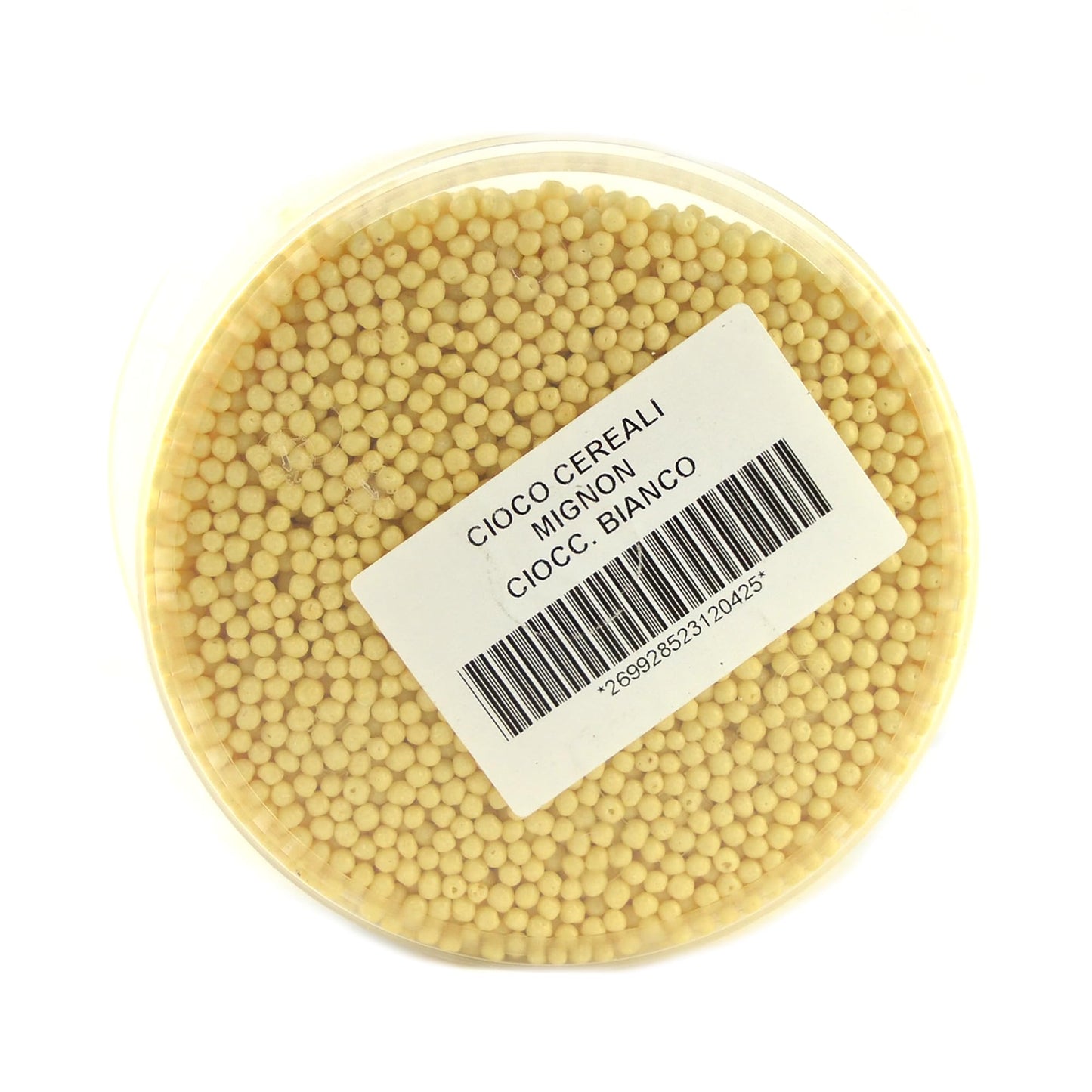 1 kg de céréales mignon enrobées de chocolat blanc pour décorer desserts, gâteaux et biscuits