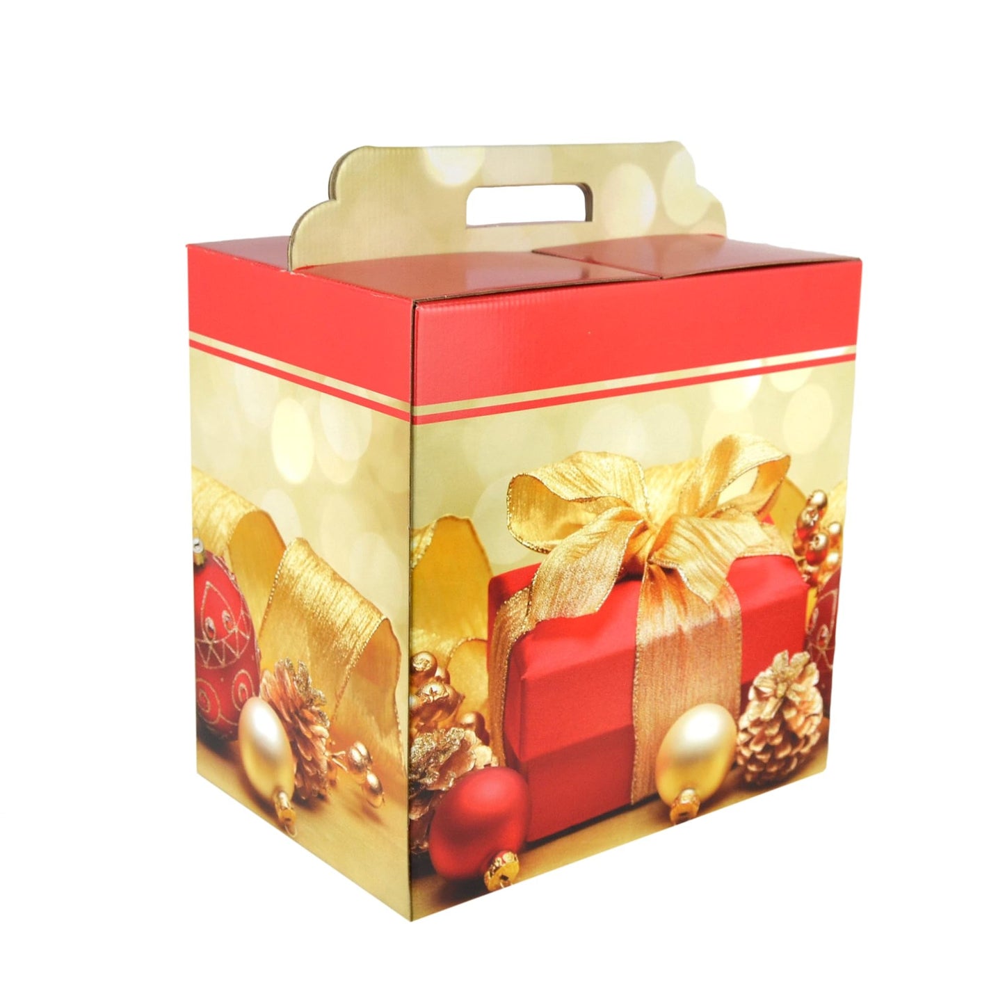 5 scatola CADEAUX regalo in cartone ideale per creare pacchi natalizi pacchi regalo