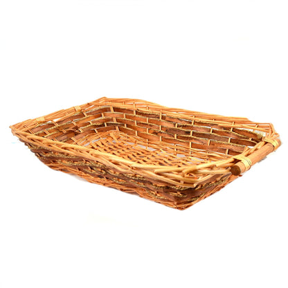 1 grand panier de Noël vide 50 x 38 x 12 cm, cadeau pour toutes les fêtes