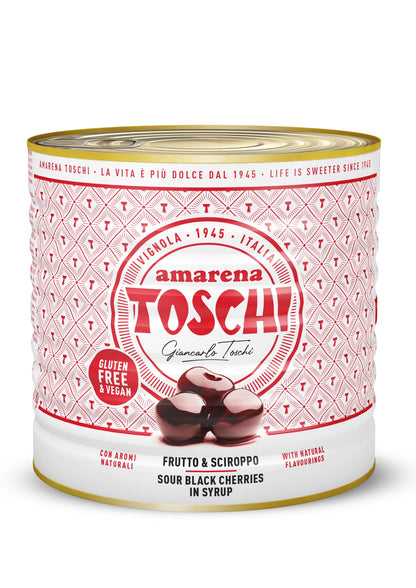 Amarena Toschi 2,75 Kg candida in sciroppo per gelato e dolci