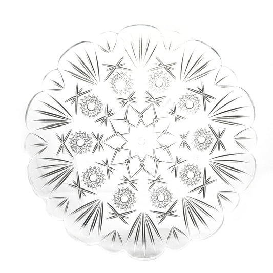 PZ 30 trasparenti forma stella riutilizzabili diametro 18 cm per aperitivo, apericena, party, feste per dessert e dolci (Copia)