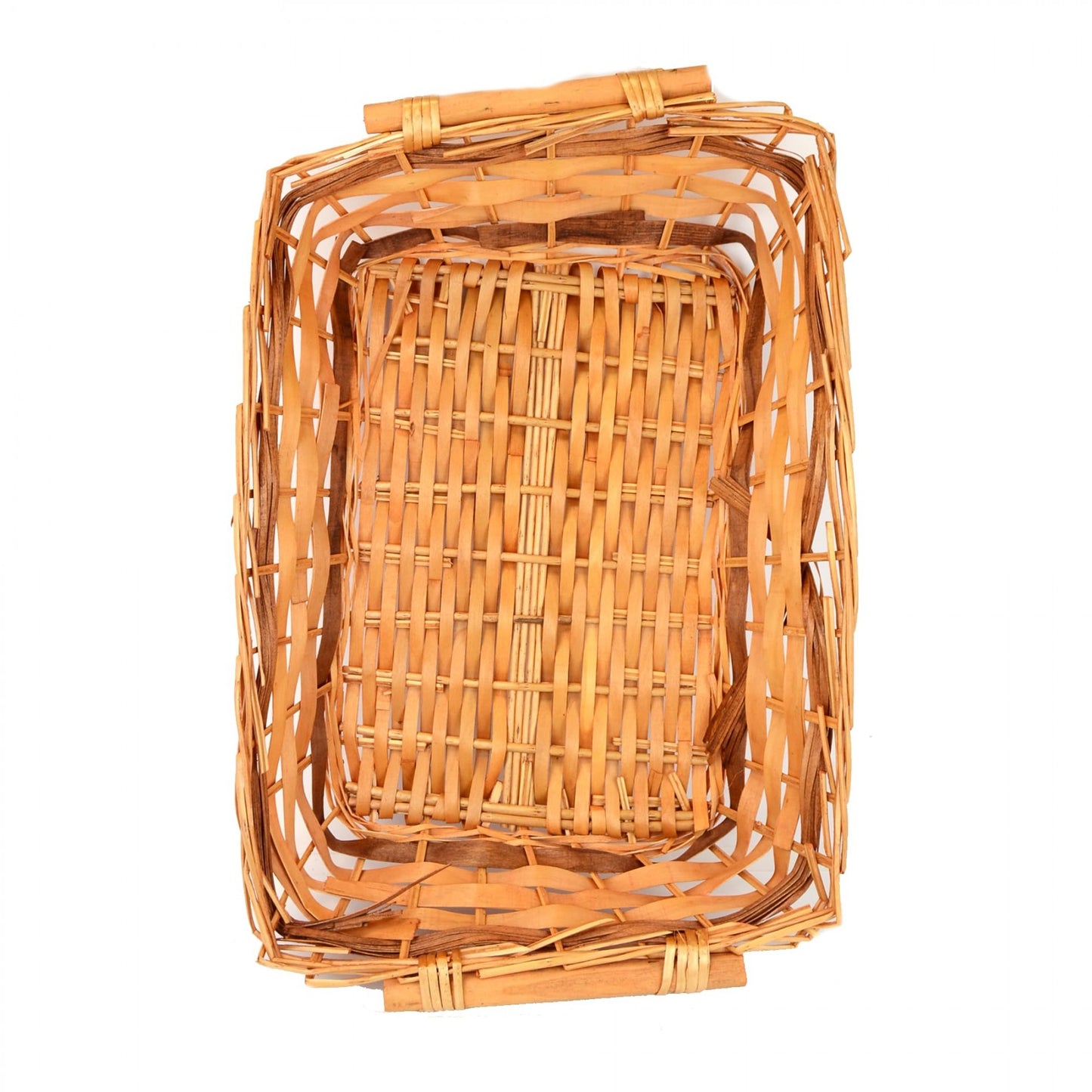 1 grand panier de Noël vide 50 x 38 x 12 cm, cadeau pour toutes les fêtes