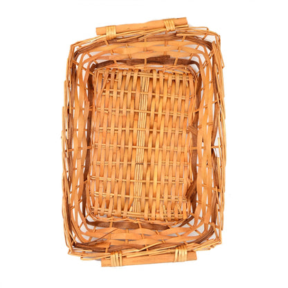 1 grand panier de Noël vide 50 x 38 x 12 cm, cadeau pour toutes les fêtes