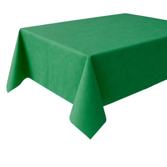 pz 20 tovaglie verde 100 x 100 cm in TNT (tessuto non tessuto) per cene e catering
