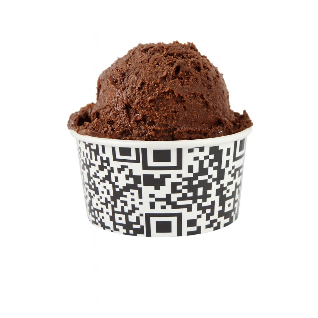 200 gobelets à glace en papier compostables et biodégradables de 160 cc