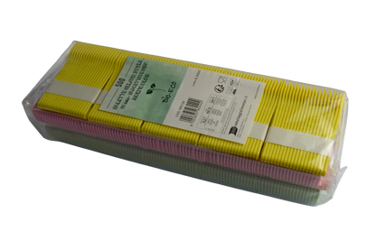 pz 500 palette colorate cm 10 palette per gelato, yogurt e semifreddi spoon cucchiai