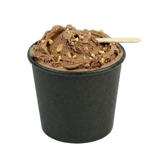 PZ 250 Coppette colore nero con diverse misure e capacità per gelato in cartone