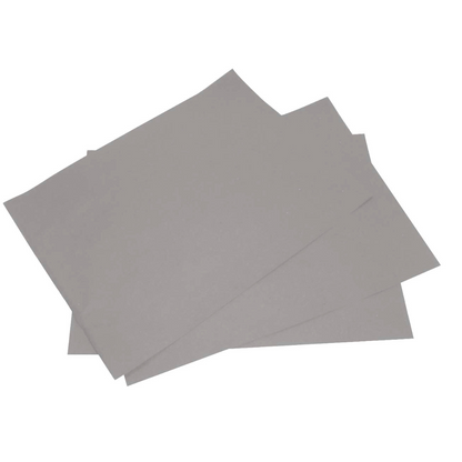 Pz 200 tovaglietta in carta grigia liscia monouso per pub, osterie e fast food