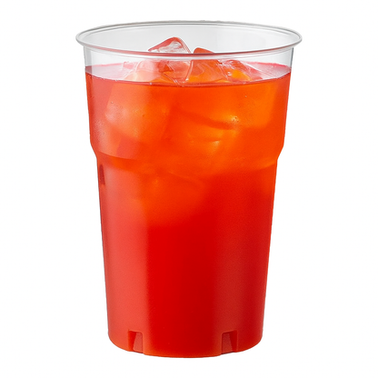 100 vasos de PET transparentes para cócteles, fiestas y celebraciones