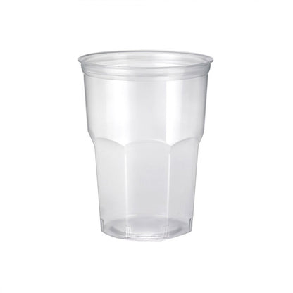 50 verres à cocktail en plastique dur transparent