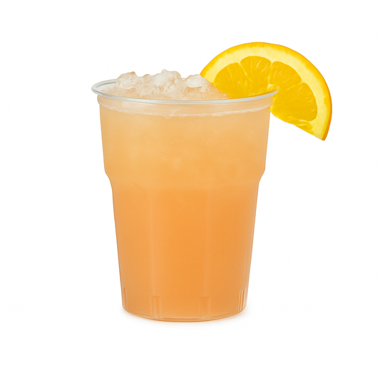 Pz 50 bicchieri cocktail in plastica rigida trasparente