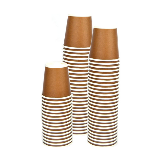 pz 100 bicchieri in carta marrone da caffe 3 oz ideali per caffe