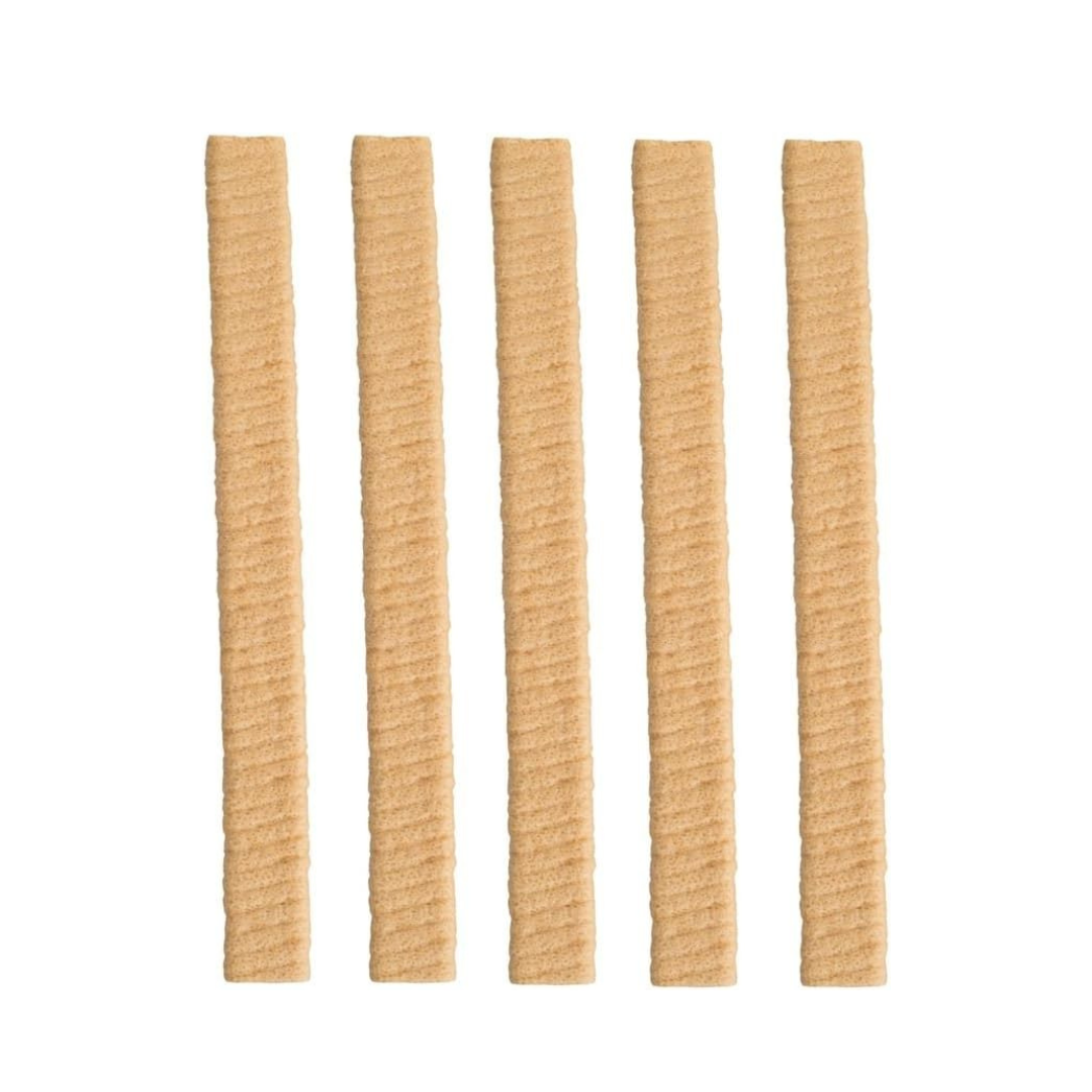 Oblea de helado rectangular plana y larga
