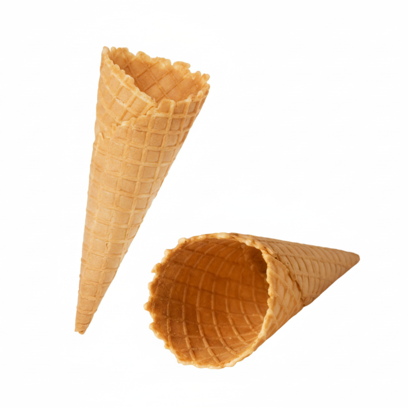 Cono Tiepolo PZ 420 para helado de oblea enrollado pequeño