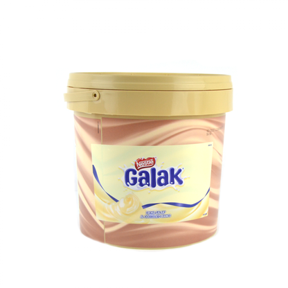 KG 6 Crema Galak al cioccolato bianco 17%, crema da variegatura spalmabile senza glutine