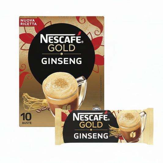 Pz 10 Nescafè Buste ginseng gold, istantaneo solubile
