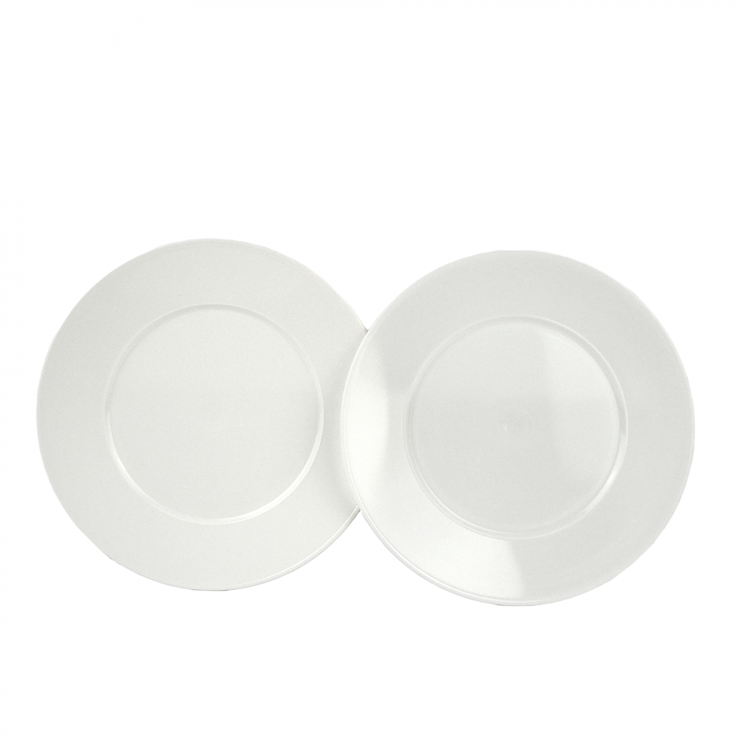 PZ 60 assiettes blanches réutilisables diamètre 17 cm pour apéritif, apéritif dînatoire, fête, desserts et gourmandises