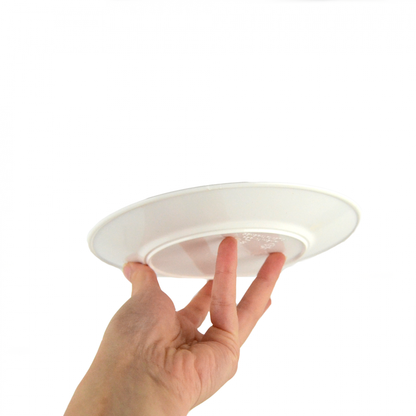 PZ 60 assiettes blanches réutilisables diamètre 17 cm pour apéritif, apéritif dînatoire, fête, desserts et gourmandises