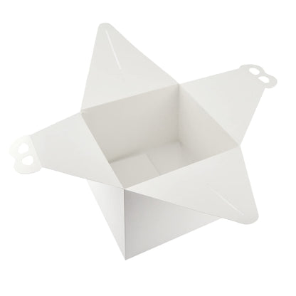 Caja - Bolsa de papel blanca para comida para llevar como tartas y pasteles