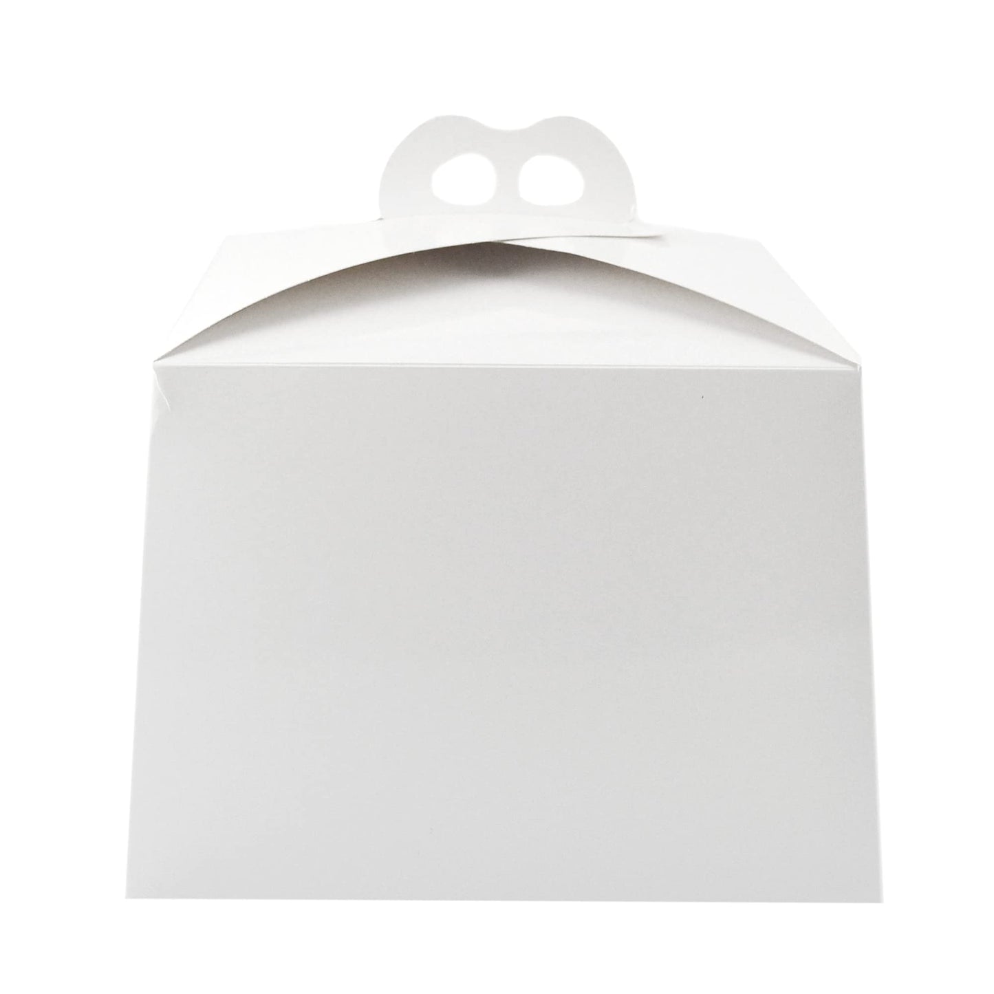 Caja - Bolsa de papel blanca para comida para llevar como tartas y pasteles